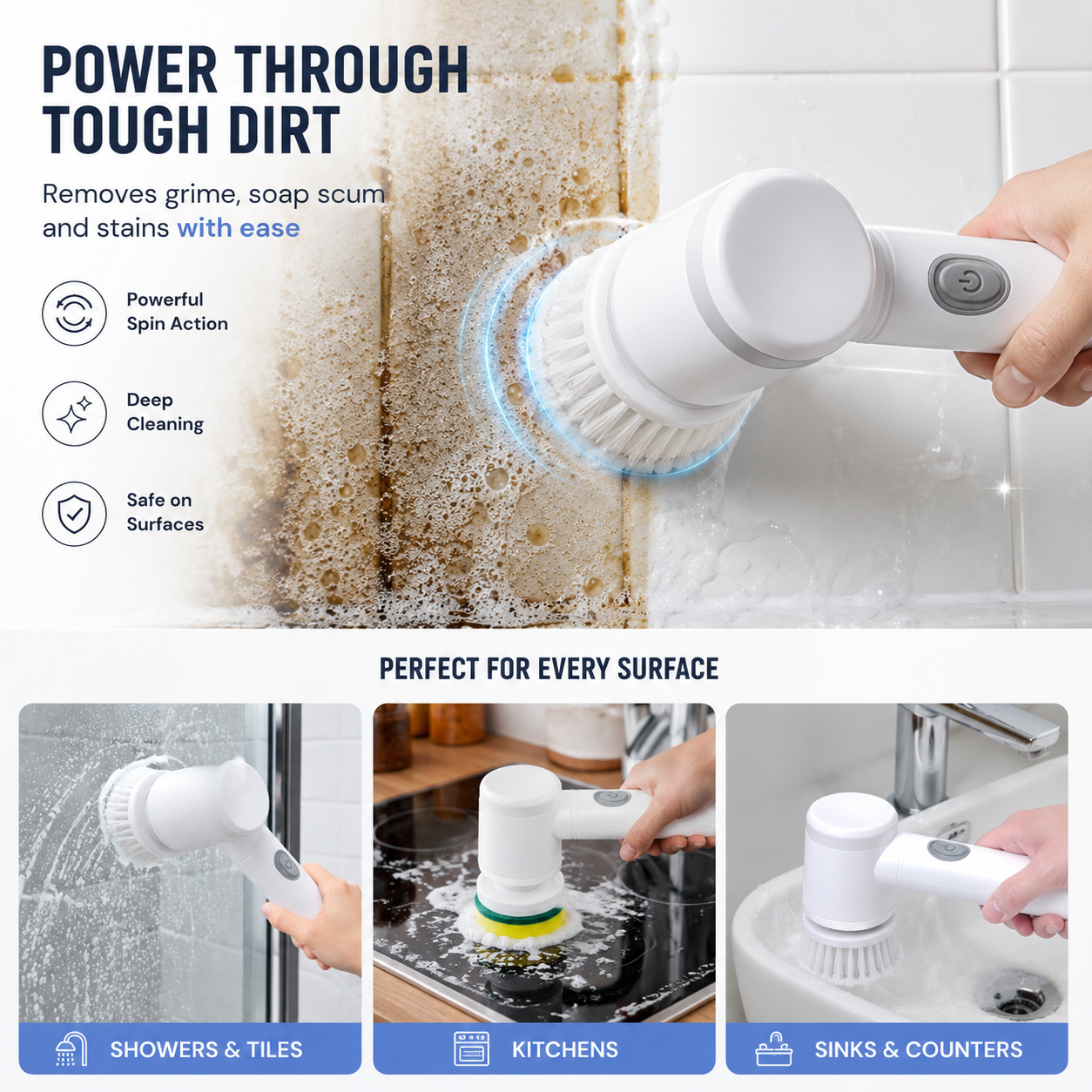 Electric Spin Scrubber